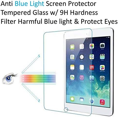 לאייפד 10.2 אינץ ', אור כחול [הגנה על עיניים] מגן על מסך זכוכית מחוסמת